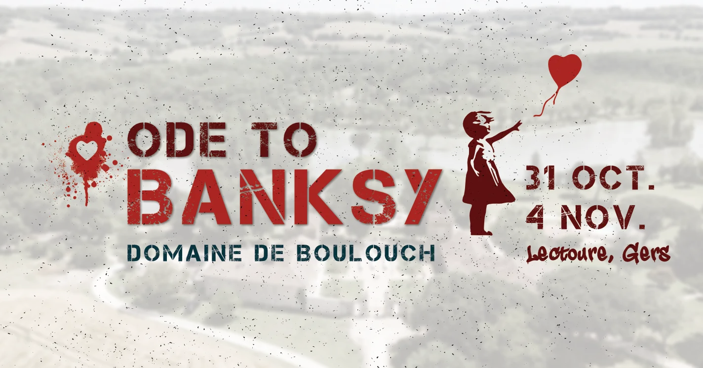 exposition banksy domaine de lectoure gers